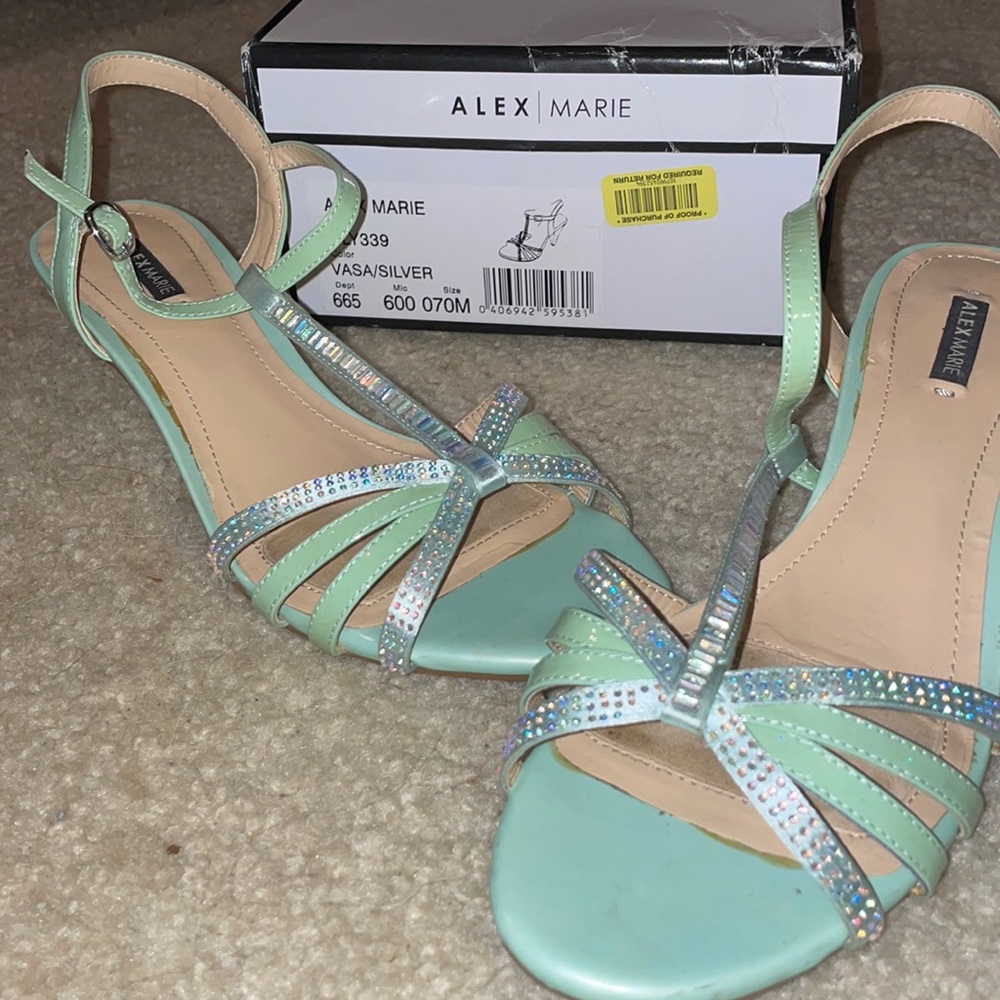 Small strapped heels